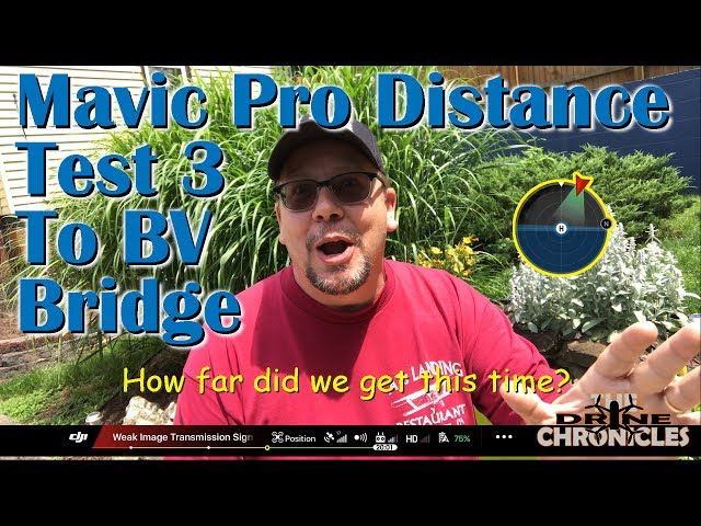 Dji Mavic Pro Distance Test 3 to BV Bridge