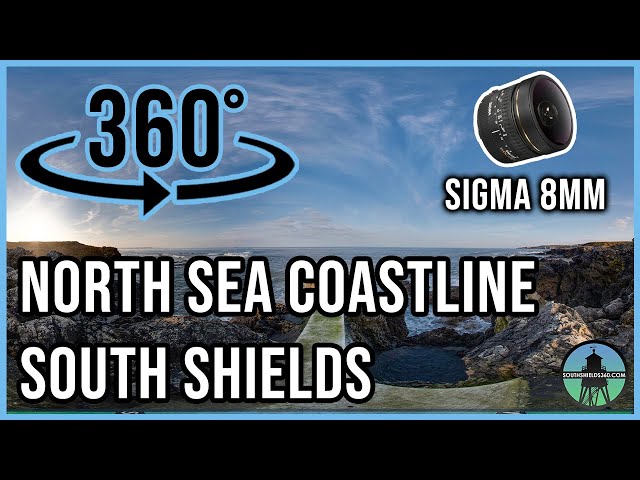 360 Photography Sigma 8mm Fisheye - North Sea Coastline, South Shields | 360 Video