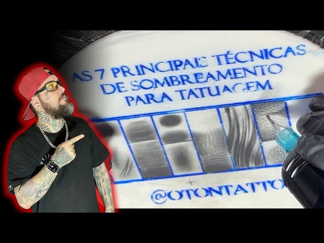 A 7 principais técnicas de Sombreamento para Tatuagem