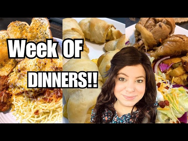 EASY And DELICIOUS Weeknight Dinner Ideas | Week of Dinners 2025 Cook With me Jessies Little Kitchen