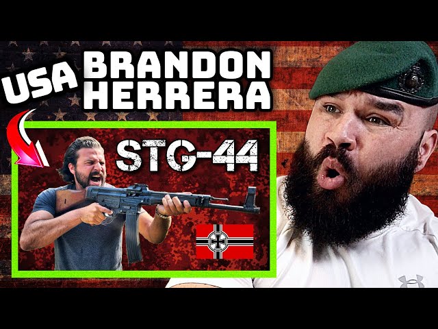 British Marine Reacts To The STG-44: The Original Assault Rifle - Brandon Herrera