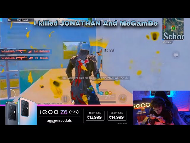 i killed jonathan gaming and mogambo gaming 😱🔥| 1v1 with jonathan in close range ⚡️| Rambo