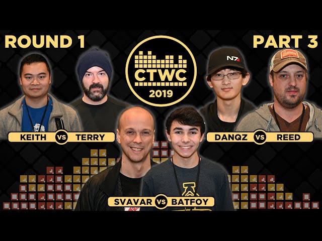 2019 CTWC Classic Tetris Rd. 1 - Part 3 - SVAVAR/BATFOY + KEITH/TERRY + DANQZ/REED