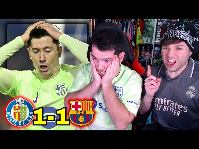 REACCIONES del GETAFE 1-1 FC BARCELONA | LALIGA 24/25