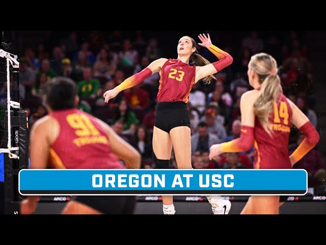 Oregon at USC | Nov. 16, 2024 | Big Ten Volleyball | B1G+ Encore