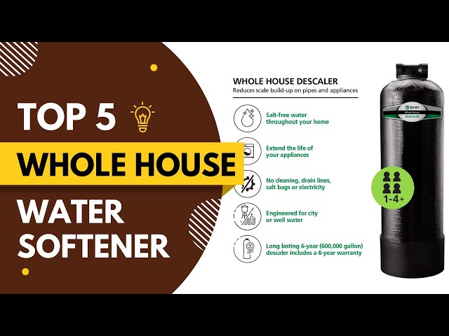 Whole House Water Softener - Water Filter and Softener Combos