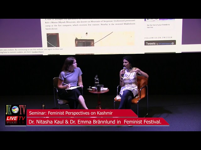 Seminar: Feminist Perspectives on Kashmir. NKO's Seminar at Feminist Festival 2018, Malmö