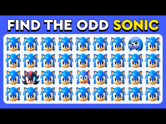 Find the ODD One Out - Sonic the Hedgehog Edition | 25 Epic Levels Quiz