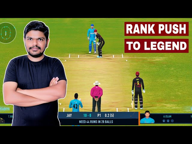 Rank Push To Legend | Season 7 | Real Cricket 24 LIVE