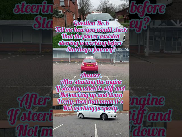 Tell Me Show Me Questions | Question 6 | UK DrivingTest Tips | #mkdrivingacademy