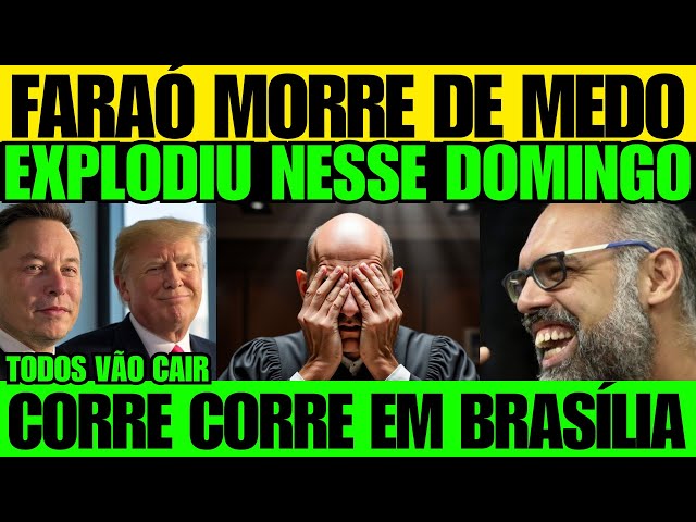 EXPLODIU AGORA! FARAÓ MORRENDO DE MEDO, CORRE CORRE EM BRASILIA!