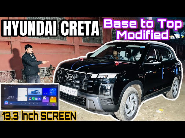 CRETA FACELIFT MODIFIED 2025✅ BASE TO TOP MODIFIED🔥TOP MODEL INTERIOR🔥 #creta2024 #cretafacelift