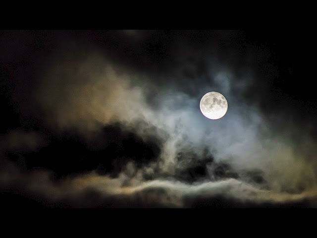 cloud and moon noice || No Copyright Claims 4k video clips for YouTube - 100% Free