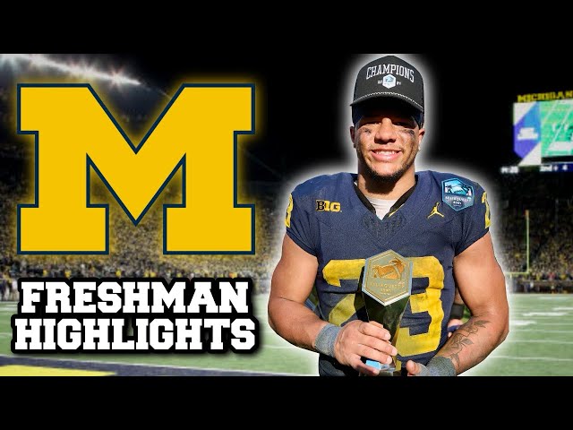 Jordan Marshall Freshman Highlights | Michigan's Future RB1