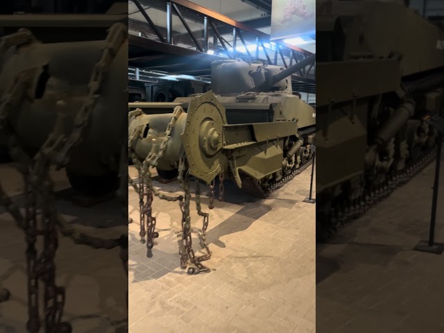 Sherman Crab Mk1: The Mine-Clearing Tank at Overloon! #ww2 #museumoverloon #tank