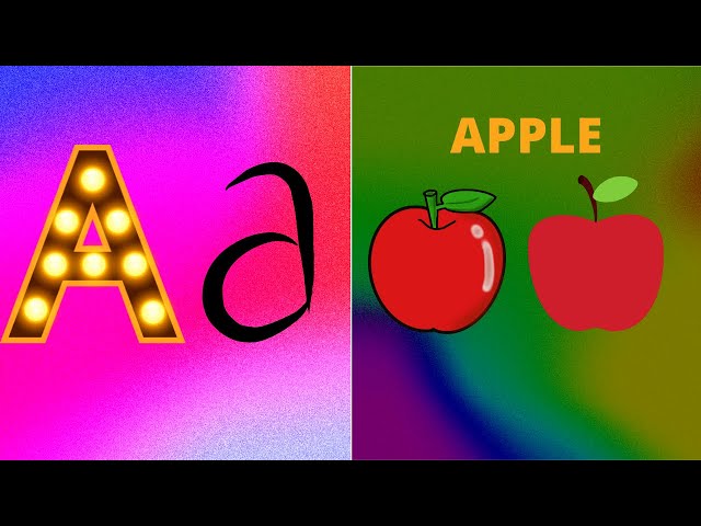 A-for Apple ABCD Animation Videos For Kids