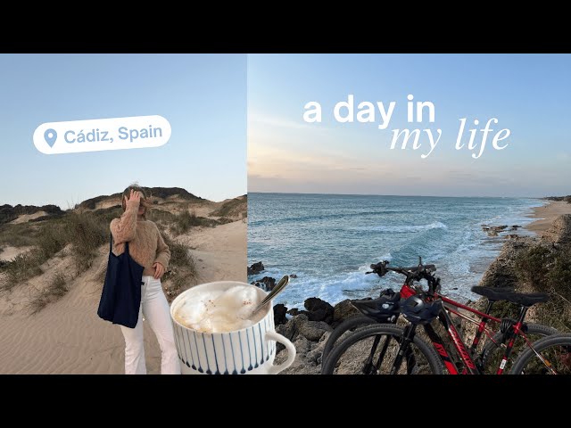 a day in cádiz! biking along the coast & sunset walks