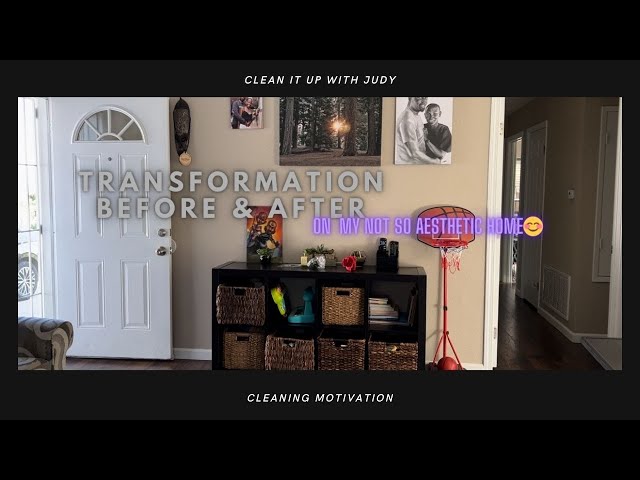 ✨SPRING CLEANING || ENTRYWAY TRANSFORMATION || BEFORE AND AFTER || CLEAN IT UP WITH JUDY