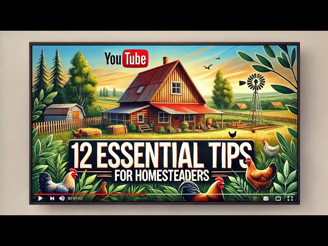 12 Steps to a Self-Sufficient Homestead | 12 Tips for New Homesteaders #Homesteadingtips