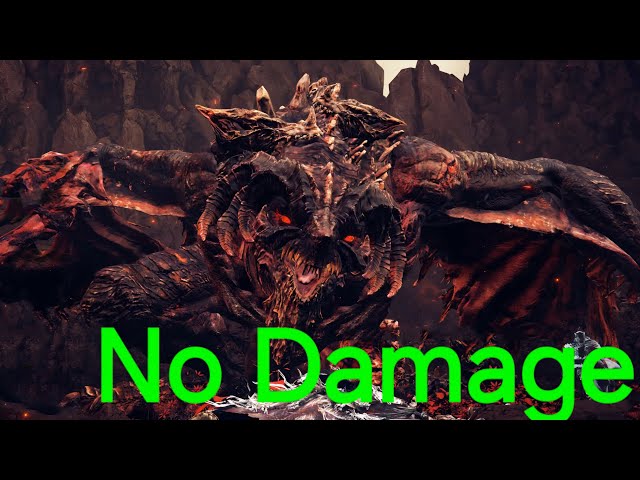 Elden Ring DLC - Bayle the Dread Boss Fight 4k (No Damage)