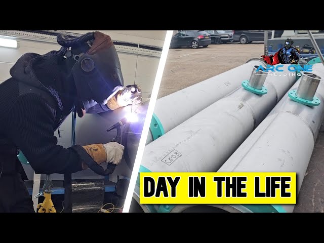 Day In The Life Of A TIG Welder *18" Stainless Steel Pipe Welding*