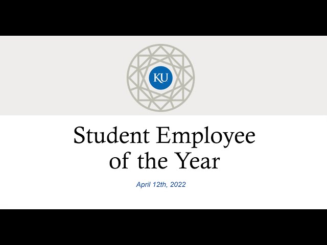 2022 Student Employee of the Year