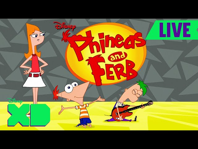 🔴 LIVE! Phineas and Ferb Season 1 Full Episodes! | @disneyxd