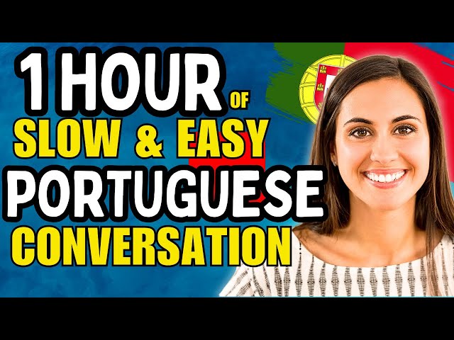 Learn Portuguese: A 1-HOUR Beginner Conversation Course 🇵🇹