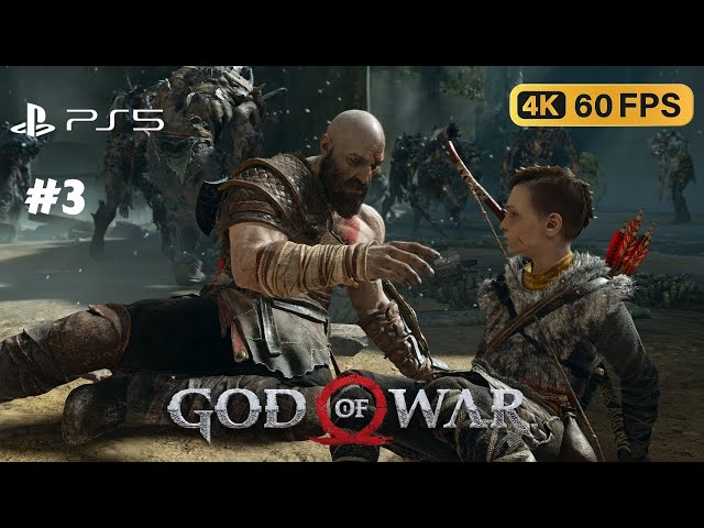 God of War Part 3 | 4K HDR 60FPS | Kratos & Atreus Battle Demons on Their Journey to the Mountains