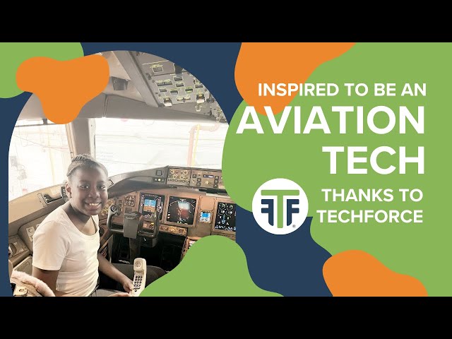 TechForce & American Airlines Student Experience At New York JFK Hangar