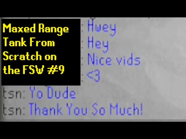 This FAMOUS RUNESCAPE PLAYER watches my FSW videos | #9