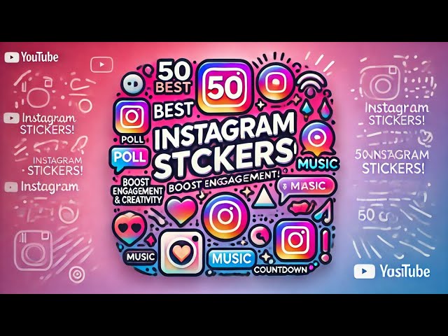 50 Best Instagram Stickers to Boost Engagement & Creativity #live #love #instagramstory #instagram