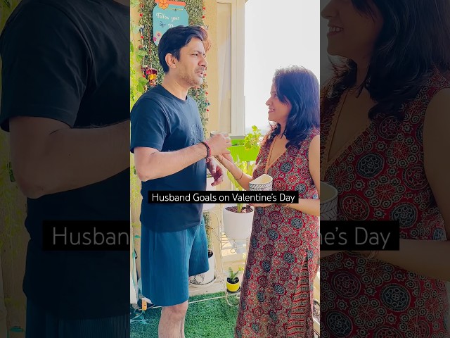 Husband Goals on Valentine’s Day #shorts #viralshorts #funny #shortsvideo #love #pallavipiyoosh