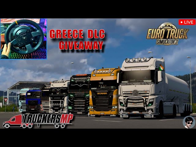 Truckersmp convoy live🔥| Ets2 multiplayer steering wheel gameplay live | #ets2