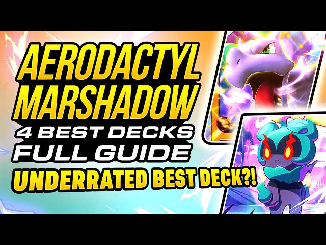 Underrated Best Deck! - Aerodactyl Marshadow Full Guide - Mythical Island Pokemon Pocket