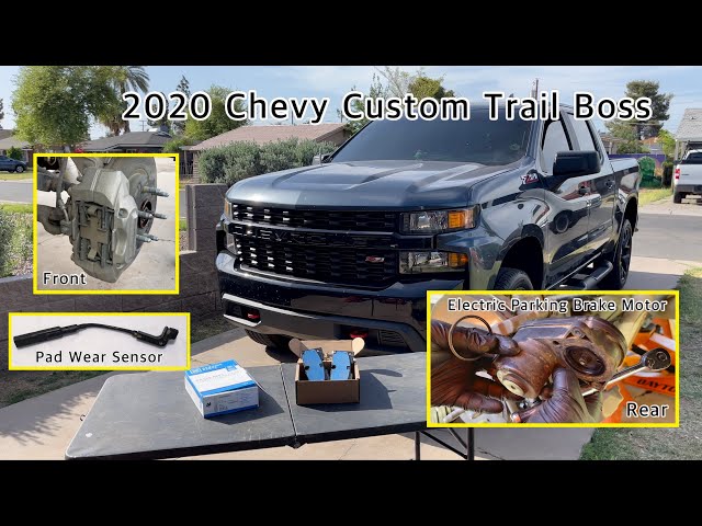 Replacing Front & Rear Brake Pads On 2020 Chevy Z71.!!