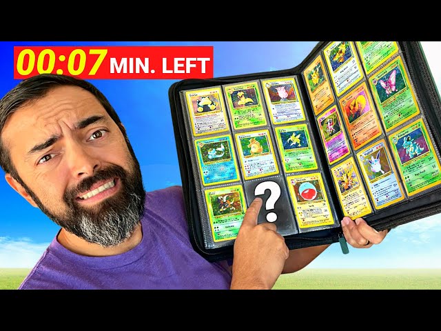 Complete Set in 2-Hours OR ELSE… (Pokémon Card Challenge)