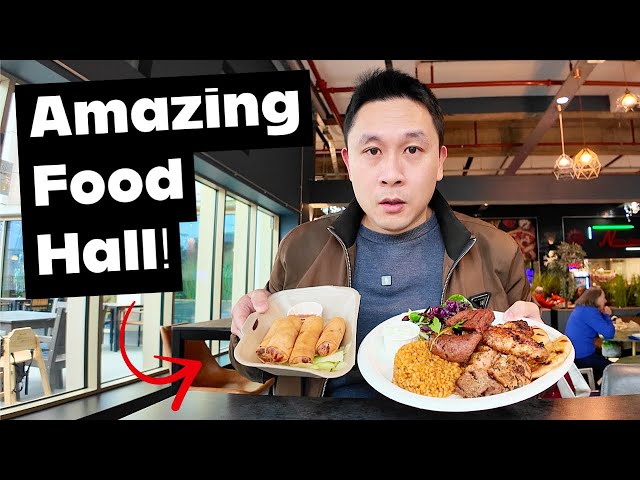 TAKE 2 - I try a 3-Course meal in a Food Hall in BARNSLEY!