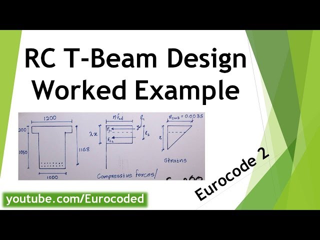 Concrete T Beam Design to Eurocode 2 - Strain Compatibility Method