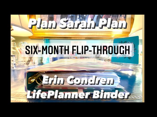 Six-Month FLIP-THROUGH! | Erin Condren LifePlanner Binder