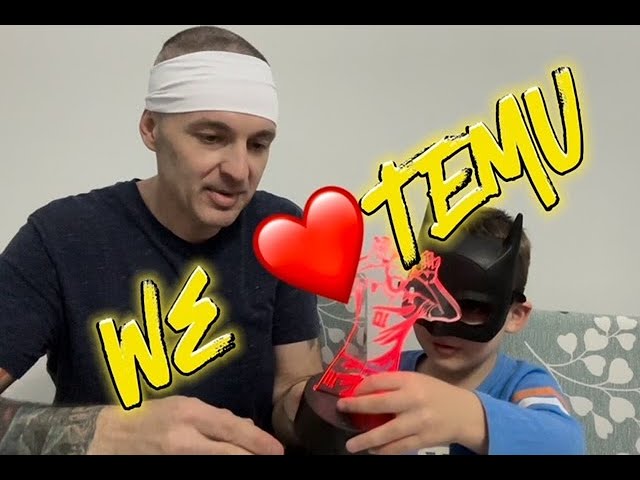 Exclusive Temu Finds with Derek & Jumbo #temu #temuhaul #messi #kobebryant #temufinds