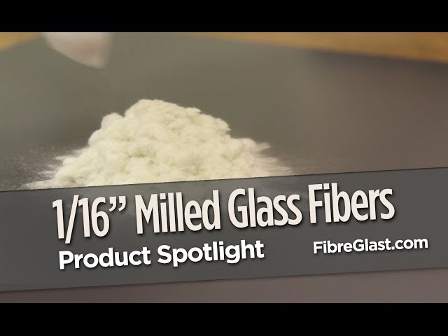 Milled Glass Fibers 1/16"