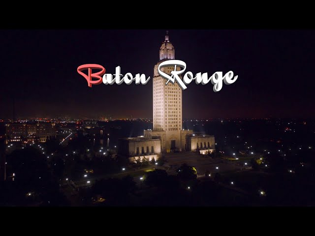 Baton Rouge, Louisiana - Cinematic 4K Drone Footage - Relaxing Music