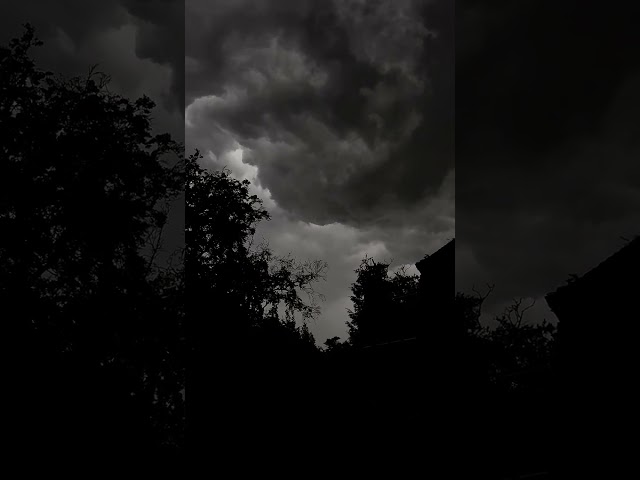 Dark sky above London