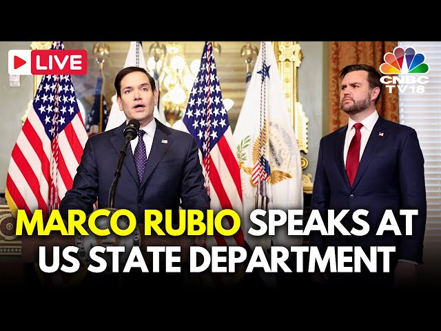 LIVE: US Secretary of State Marco Rubio Delivers Remarks to State Department Employees | Trump |N18G