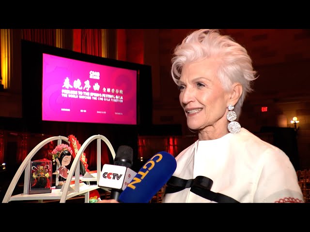 Maye Musk sends Spring Festival wishes in an exclusive interview with CMG