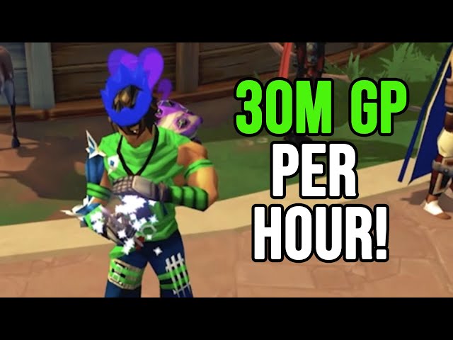 30M/Hr Gp + 600k/Hr Exp Magic Money Making Method! Runescape 2024