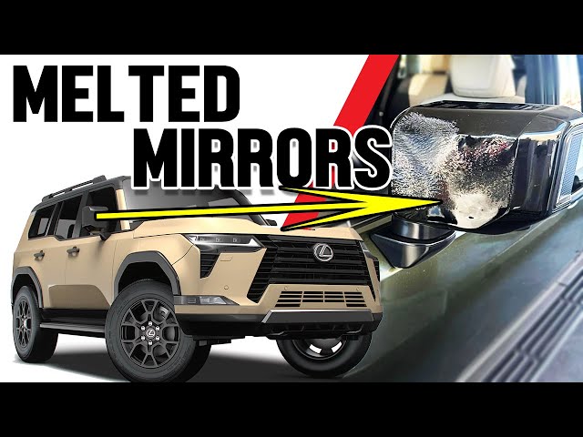 Call The Police: Lexus GX550 Mirrors Are Melting