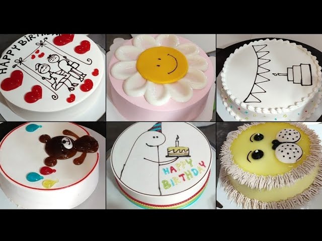 Decorate a beautiful set of simple and elegant cakes/Convenient and easy decoration