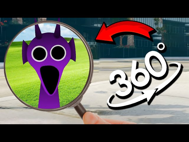 Find Durple Horror - Incredibox Sprunki | Finding Challenge 360º VR Video - TDC Tan